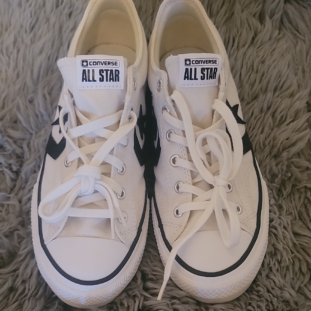 Converse All Star White with Black Accents